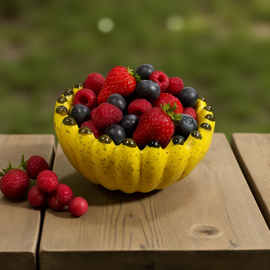 Bowl de Banana Amarelo