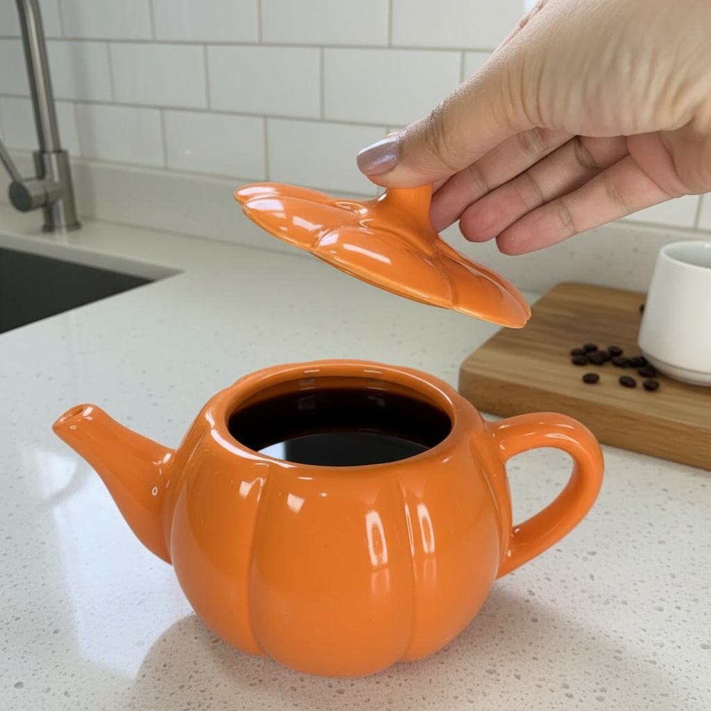 Bule de Abóbora 700ml Laranja