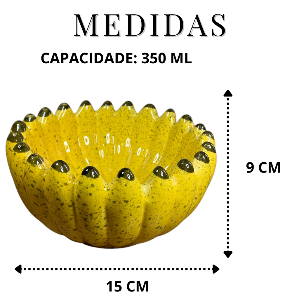 Bowl de Banana Amarelo