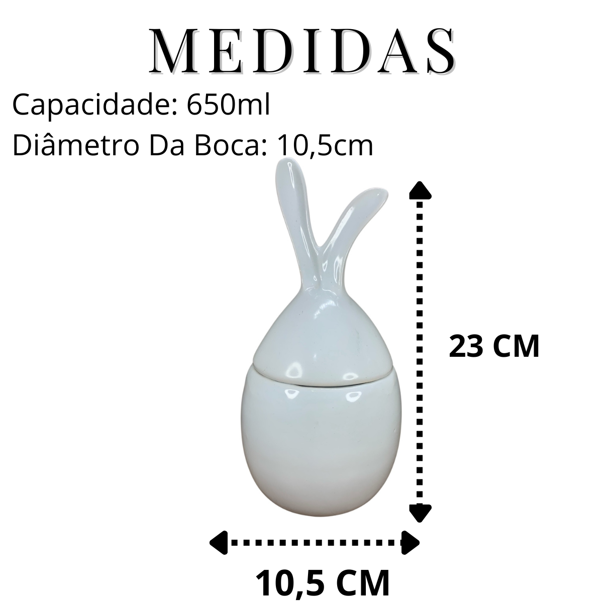 Ovo de Páscoa em Formato de Coelho