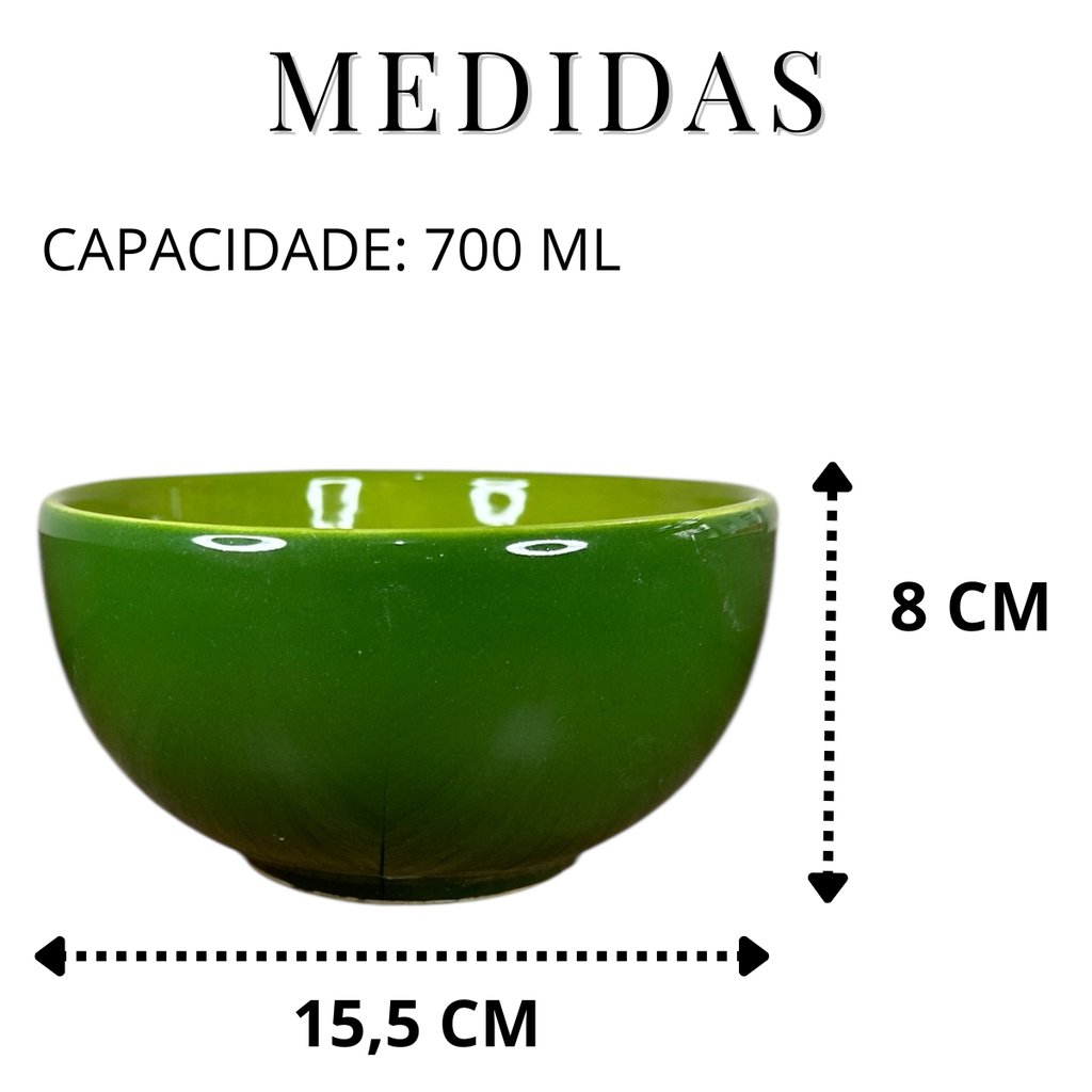 Tigela Decorada Em Abacate
