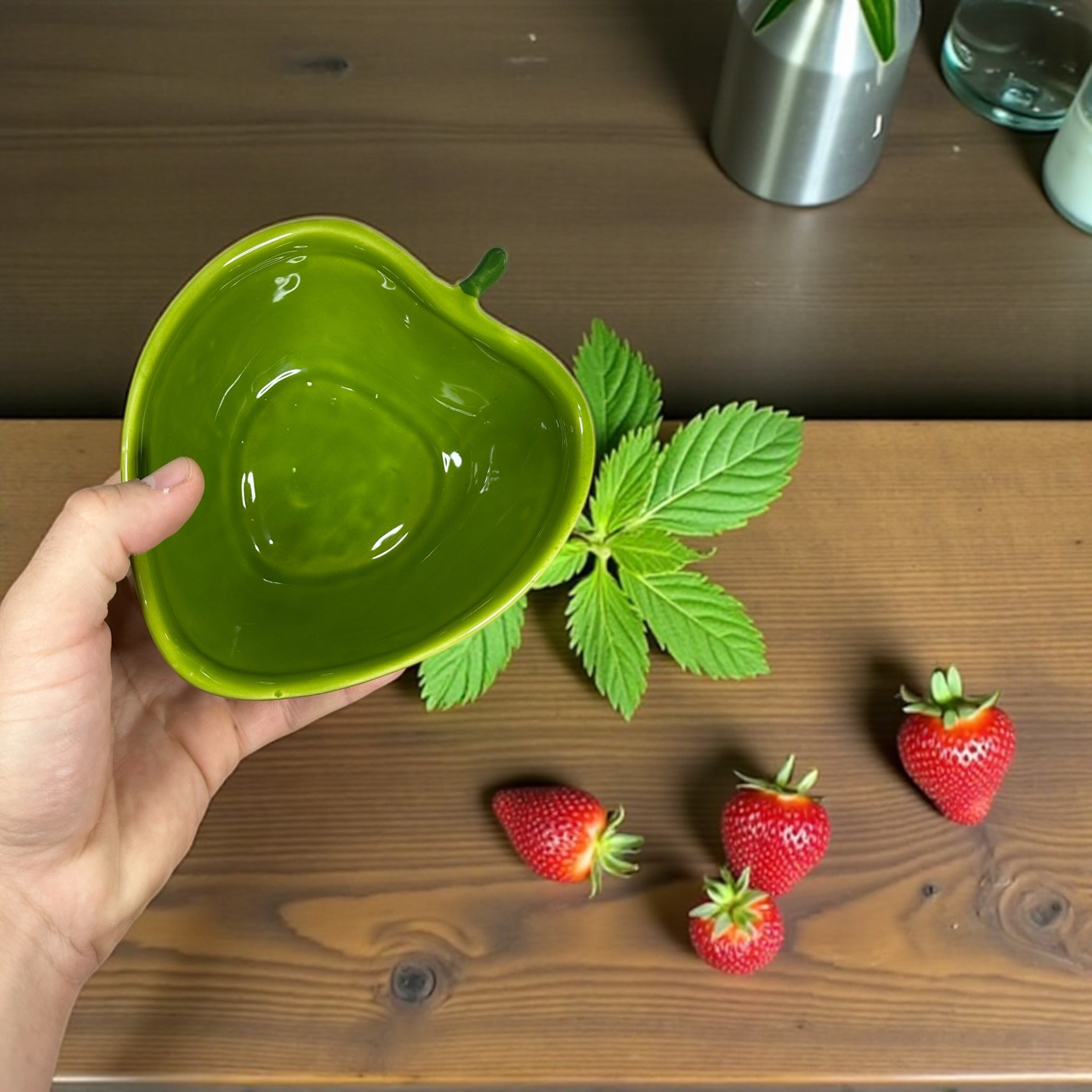 Bowl de Morango Verde