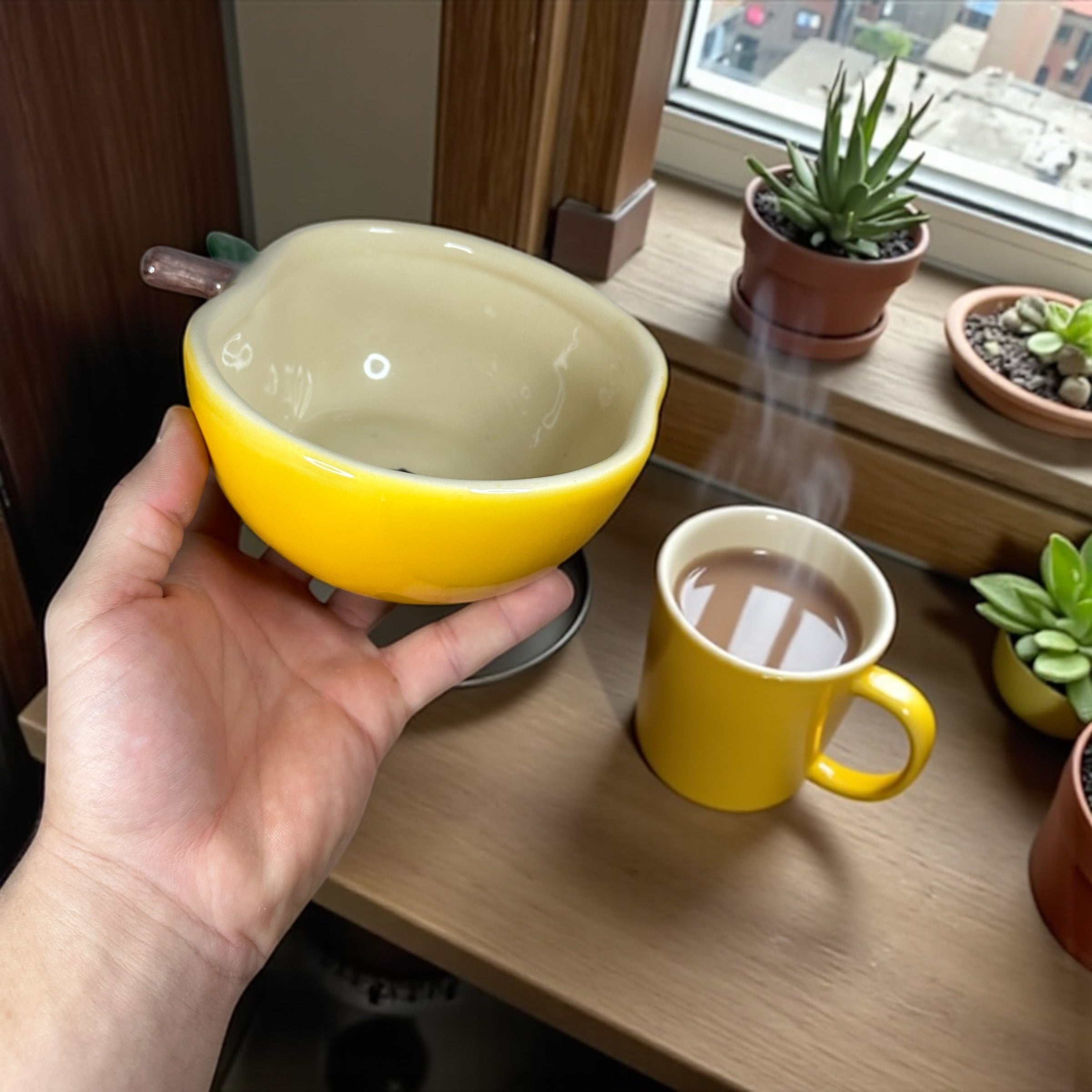 Bowl de Maça Amarelo