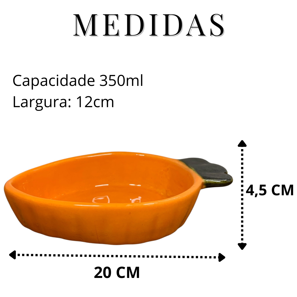 Tigela Em Formato de Cernoura
