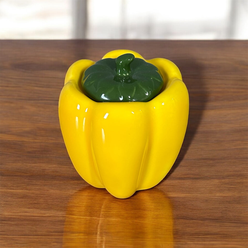 Pimentão Porta Tempero Amarelo