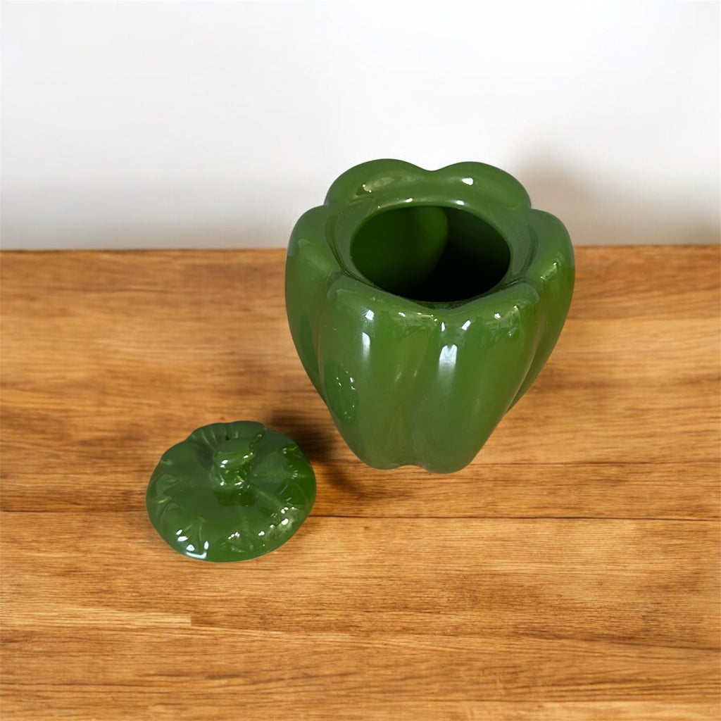Pimentão Porta Tempero Verde Escuro