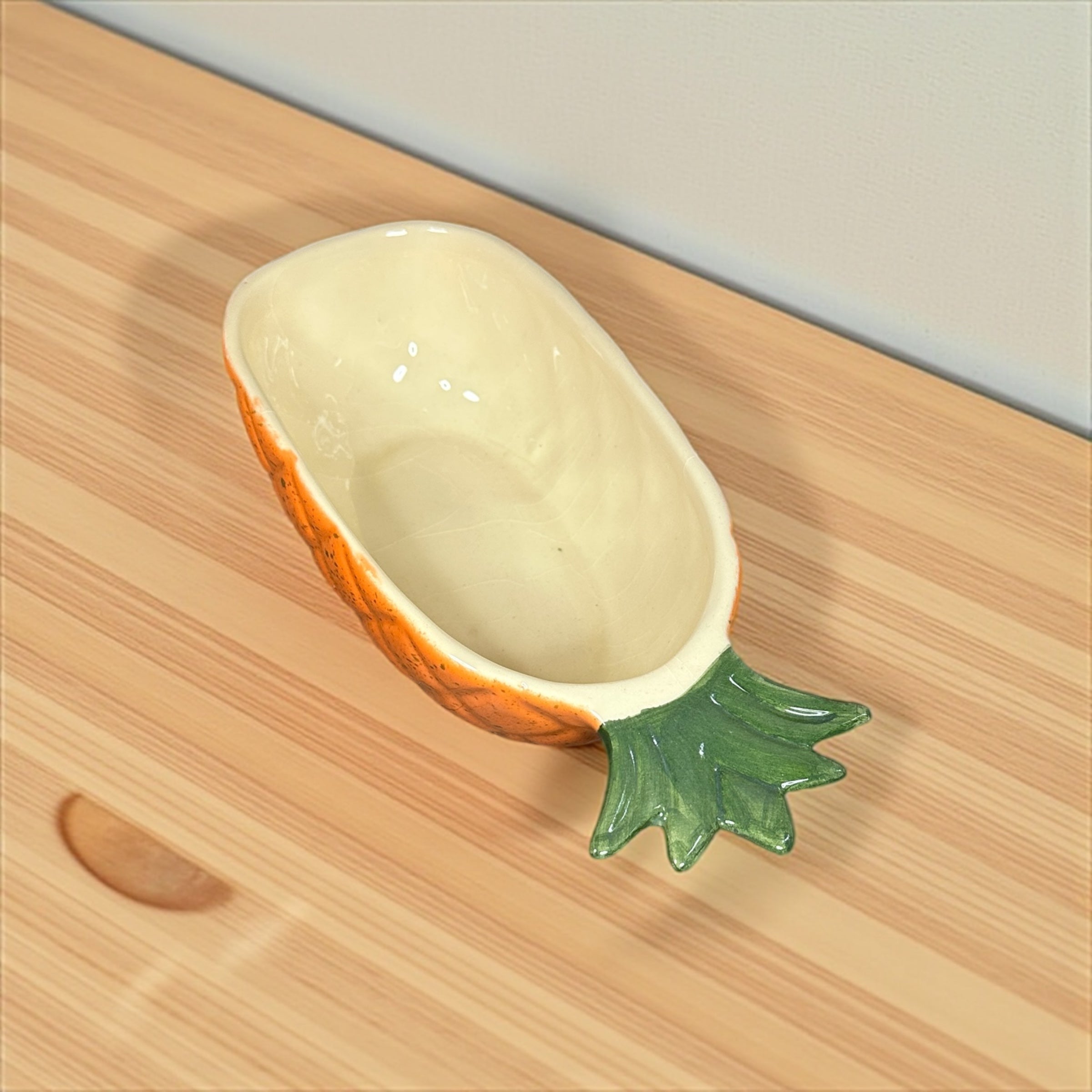 Tigela de Abacaxi Laranja Decorada