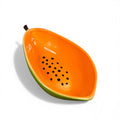 Bowl de Mamão Feito de Cerâmica Esmaltada
