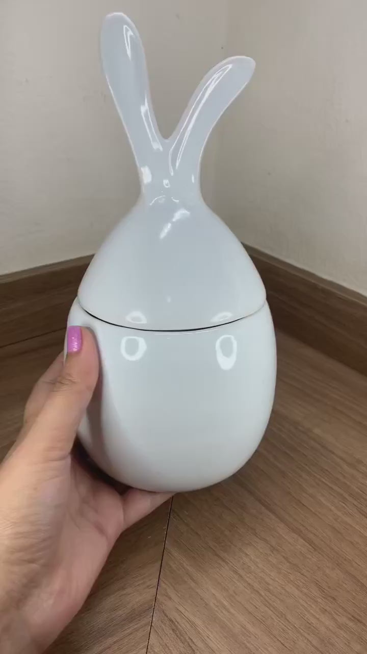 Ovo de Páscoa em Formato de Coelho