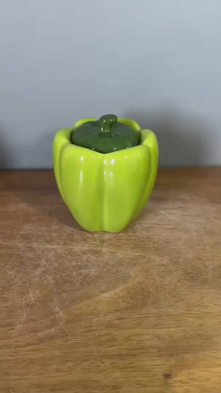 Pimentão Porta Tempero Verde Claro