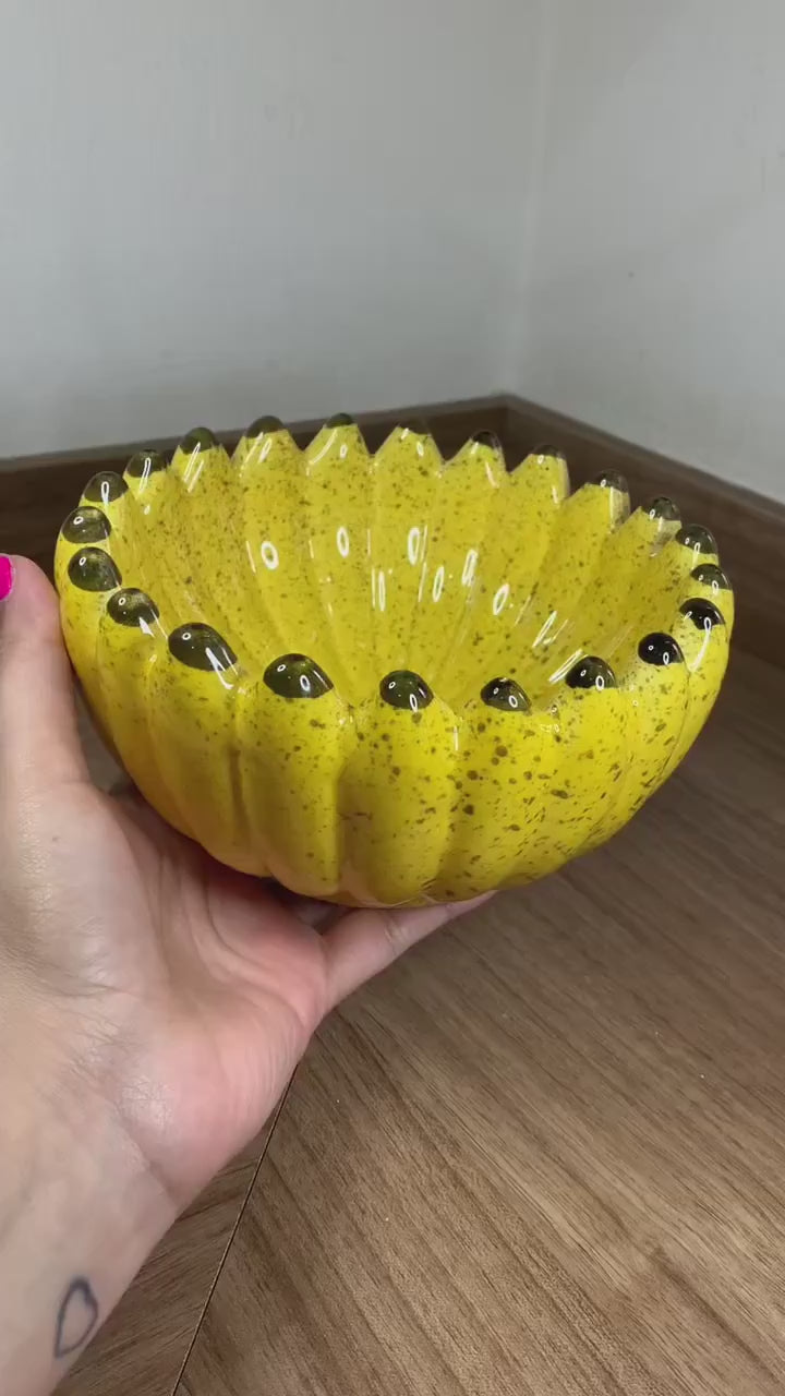 Bowl de Banana Amarelo