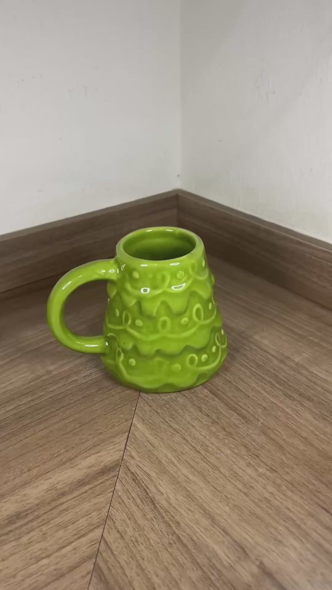 Caneca de Natal 450ml Feito de Cerâmica Esmaltada