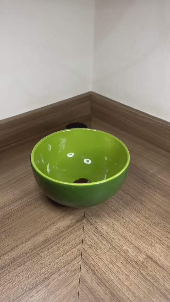 Tigela Decorada Em Abacate
