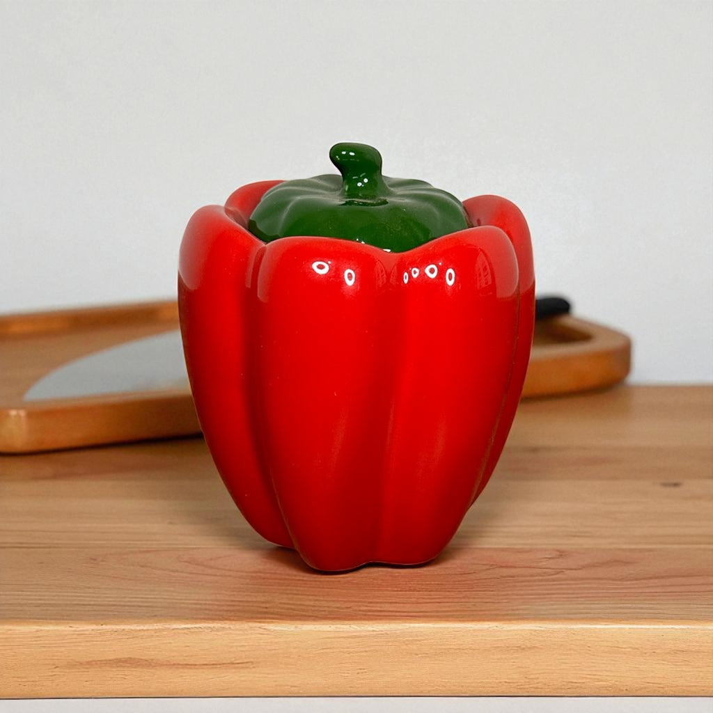 Pimentão Porta Temperos Vermelho