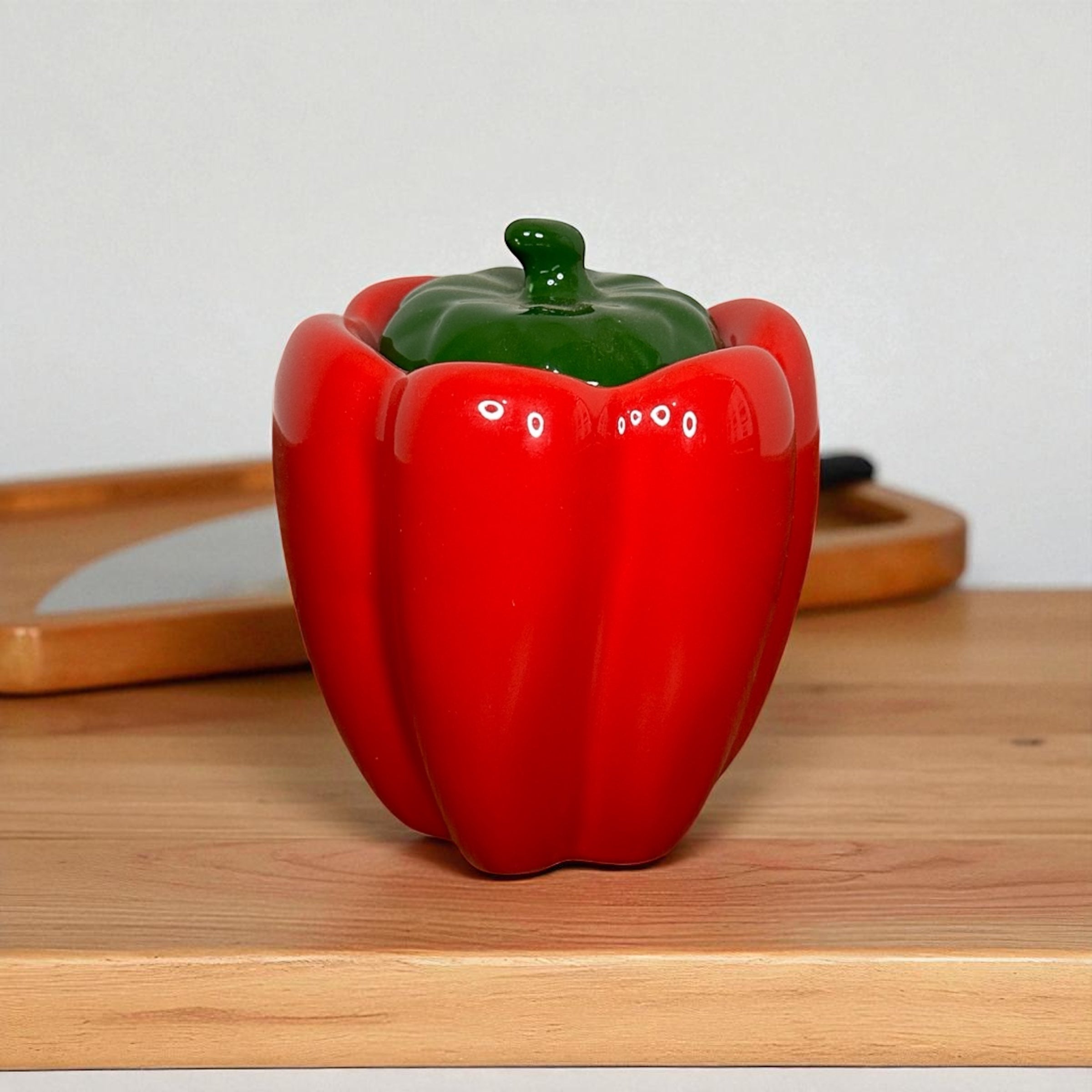 Pimentão Porta Temperos Vermelho