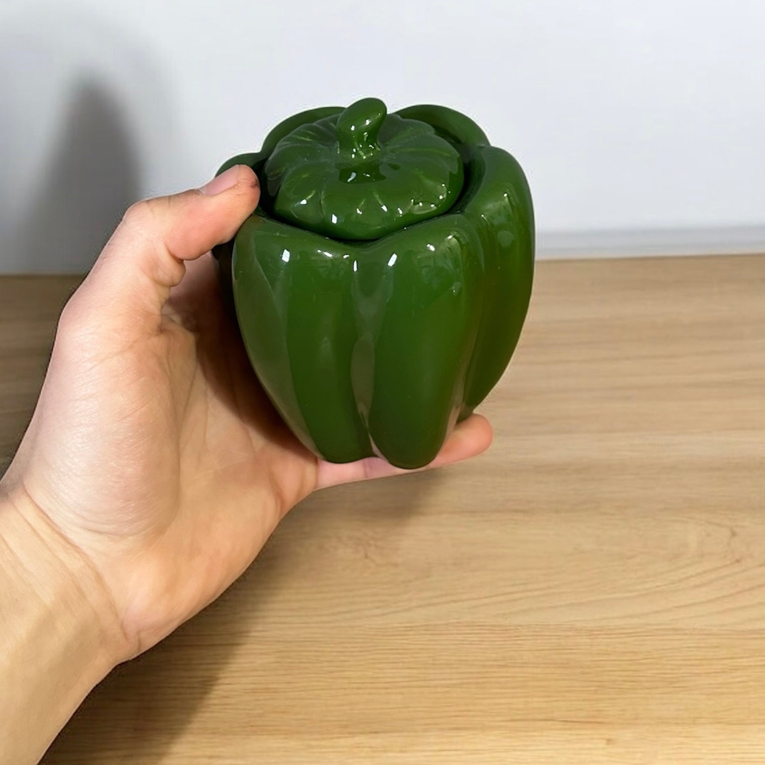 Pimentão Porta Tempero Verde Escuro