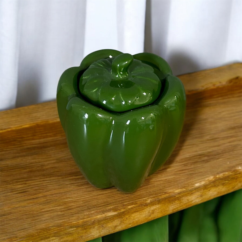 Pimentão Porta Tempero Verde Escuro