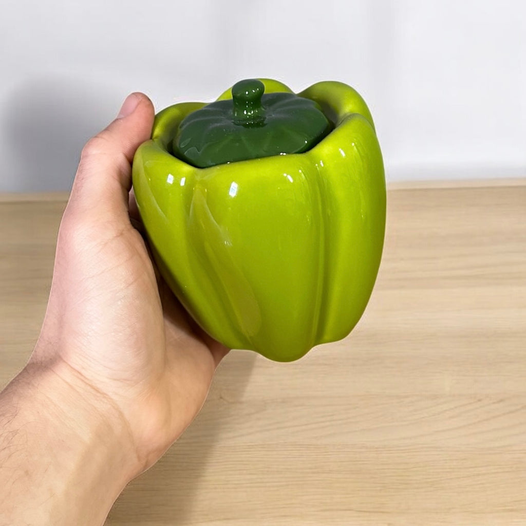 Pimentão Porta Tempero Verde Claro